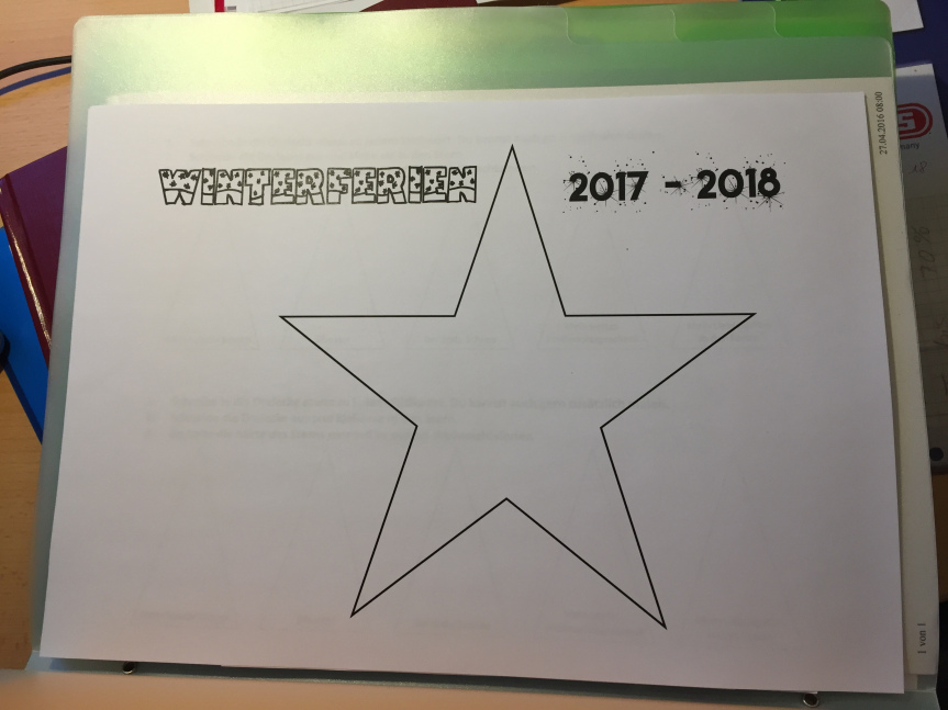 letzte englischstunde vor den ferien